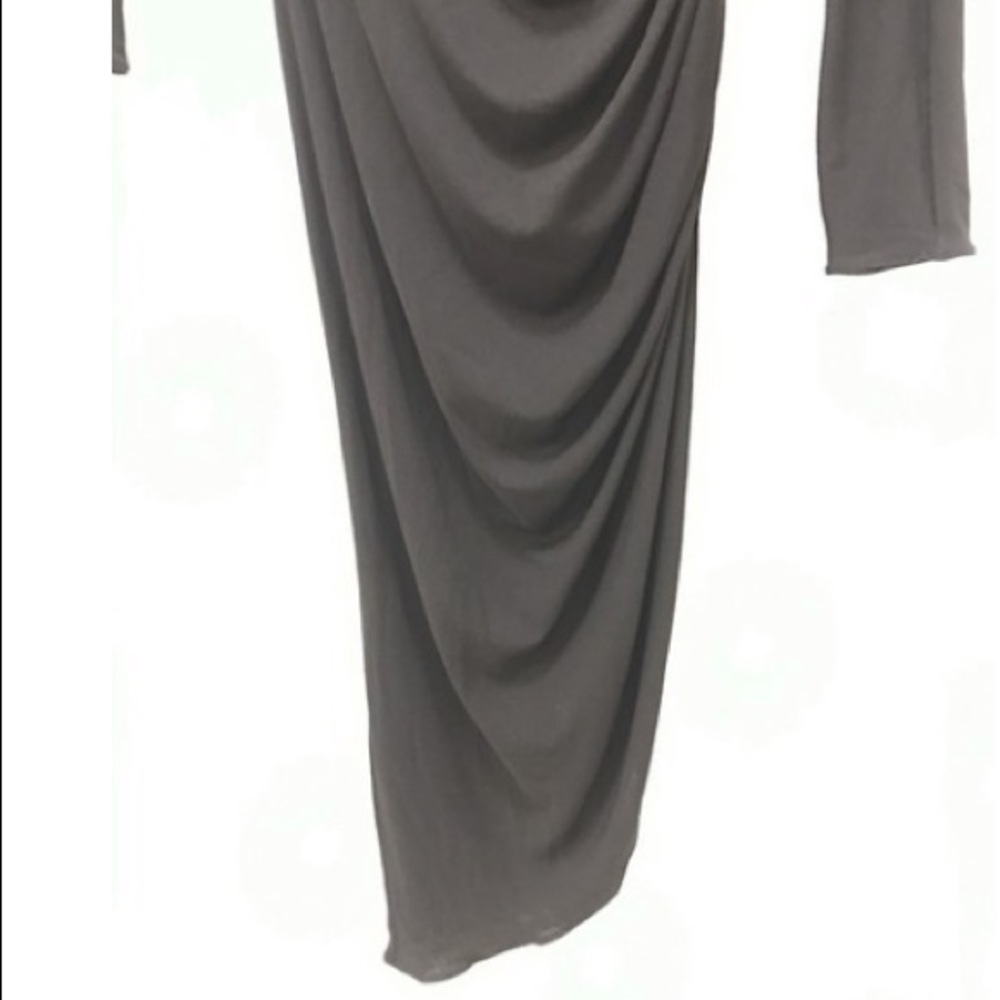 SOLD - Emanuel Ungaro Silk Ruched dress - Picture 6 of 8